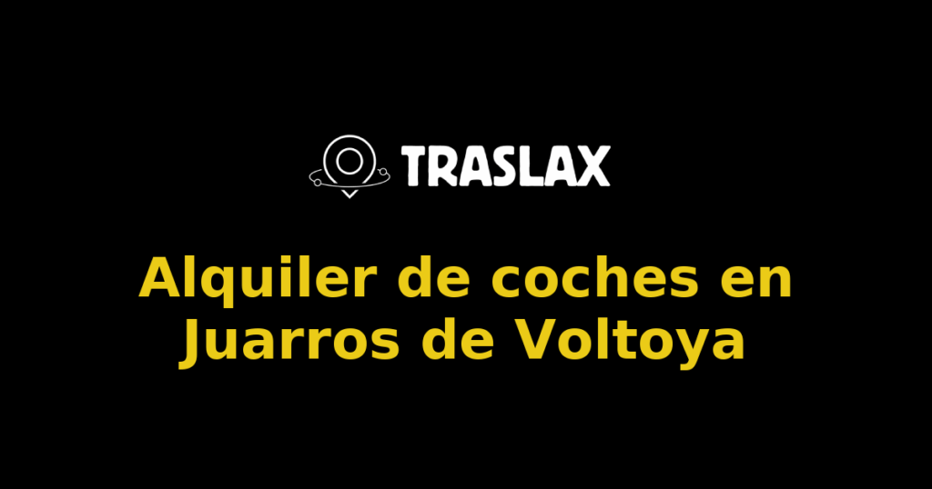 Alquiler de coches en Juarros de Voltoya