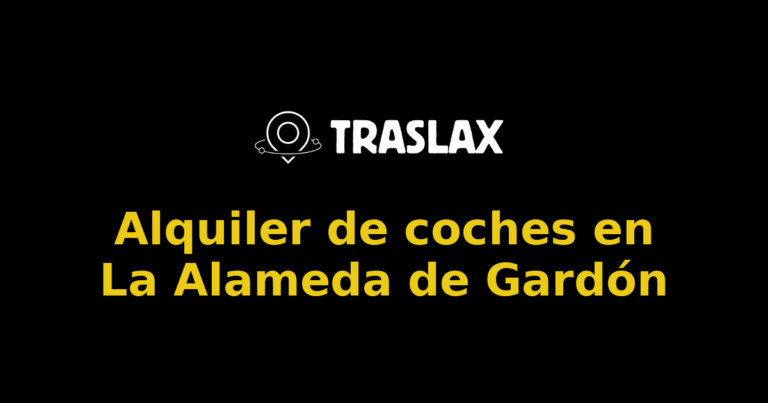 Alquiler de coches en La Alameda de Gardón