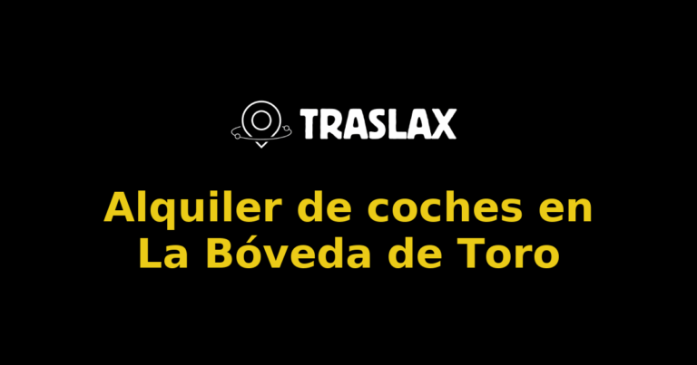 Alquiler de coches en La Bóveda de Toro