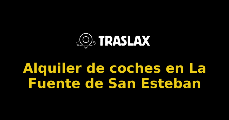 Alquiler de coches en La Fuente de San Esteban