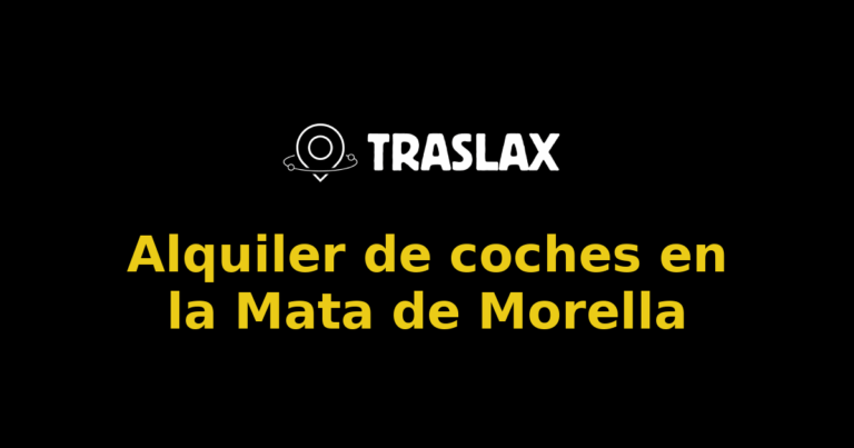Alquiler de coches en la Mata de Morella