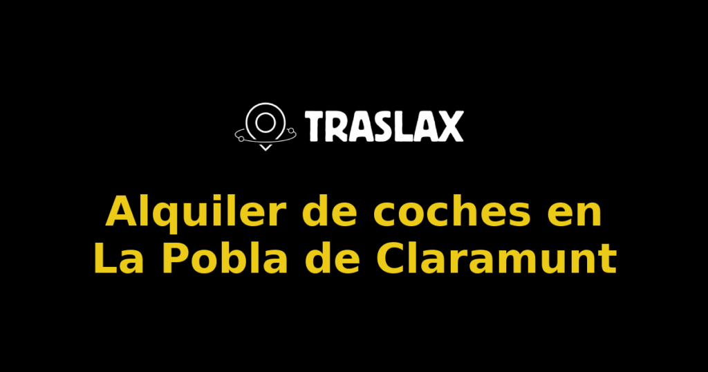 Alquiler de coches en La Pobla de Claramunt