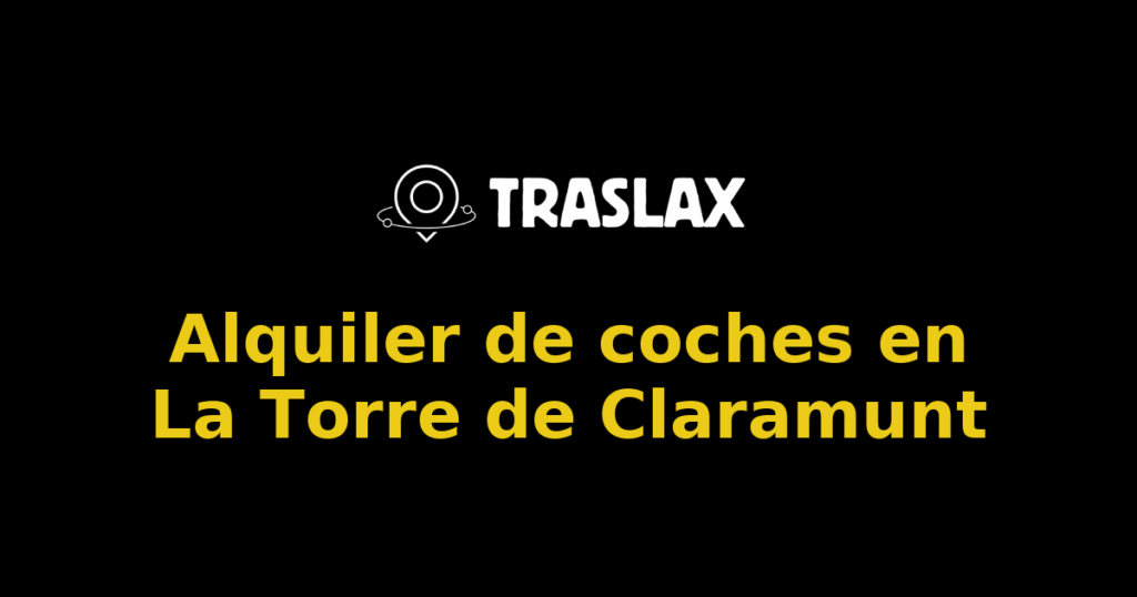 Alquiler de coches en La Torre de Claramunt