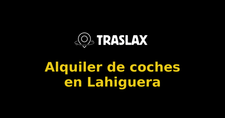 Alquiler de coches en Lahiguera