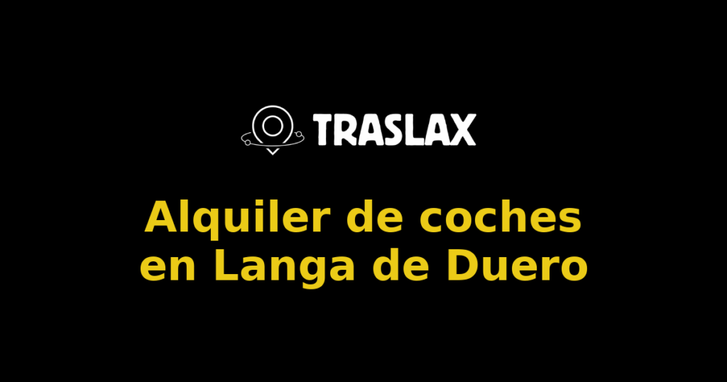 Alquiler de coches en Langa de Duero