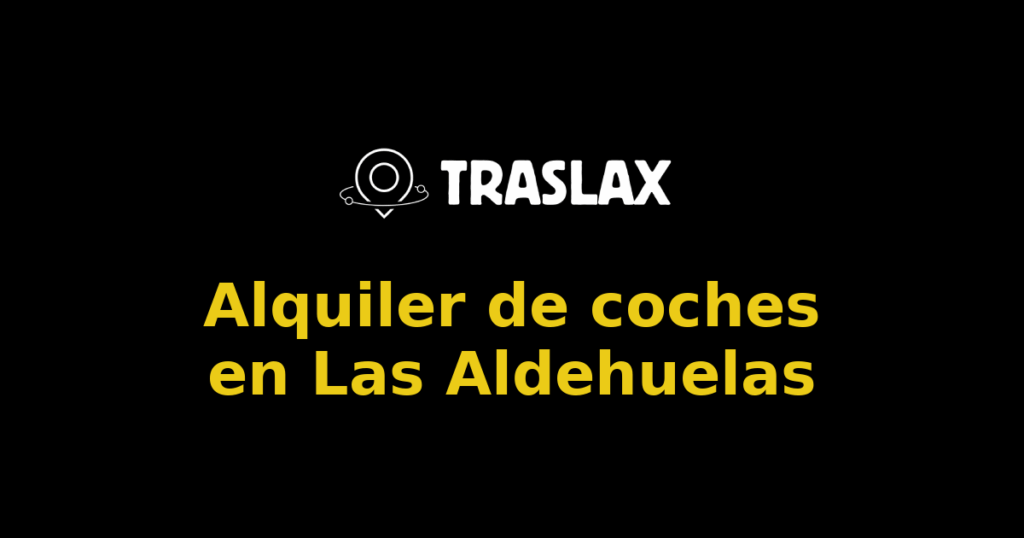 Alquiler de coches en Las Aldehuelas