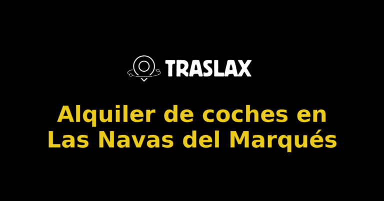 Alquiler de coches en Las Navas del Marqués