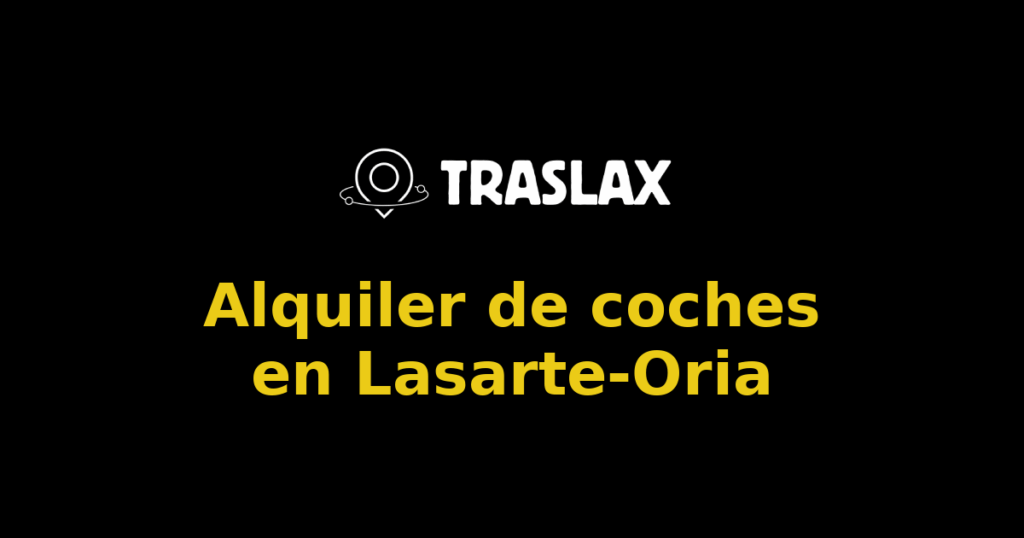 Alquiler de coches en Lasarte-Oria