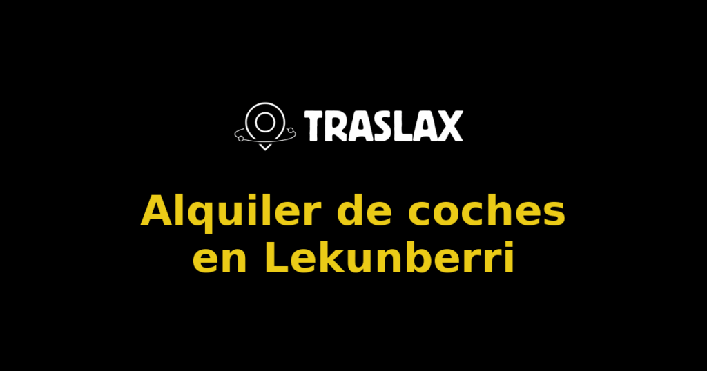 Alquiler de coches en Lekunberri