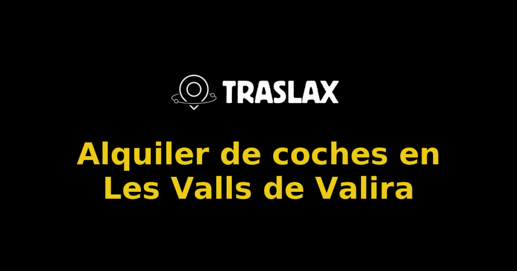 Alquiler de coches en Les Valls de Valira