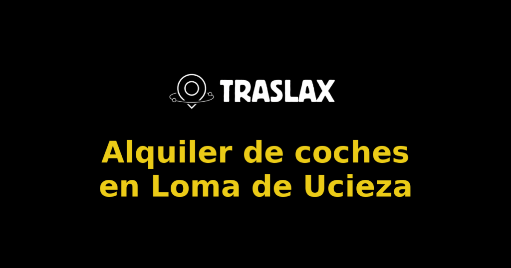 Alquiler de coches en Loma de Ucieza