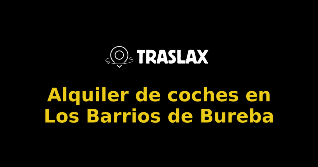 Alquiler de coches en Los Barrios de Bureba