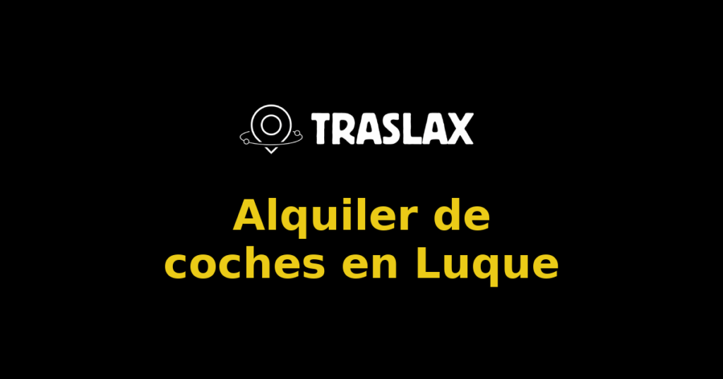 Alquiler de coches en Luque