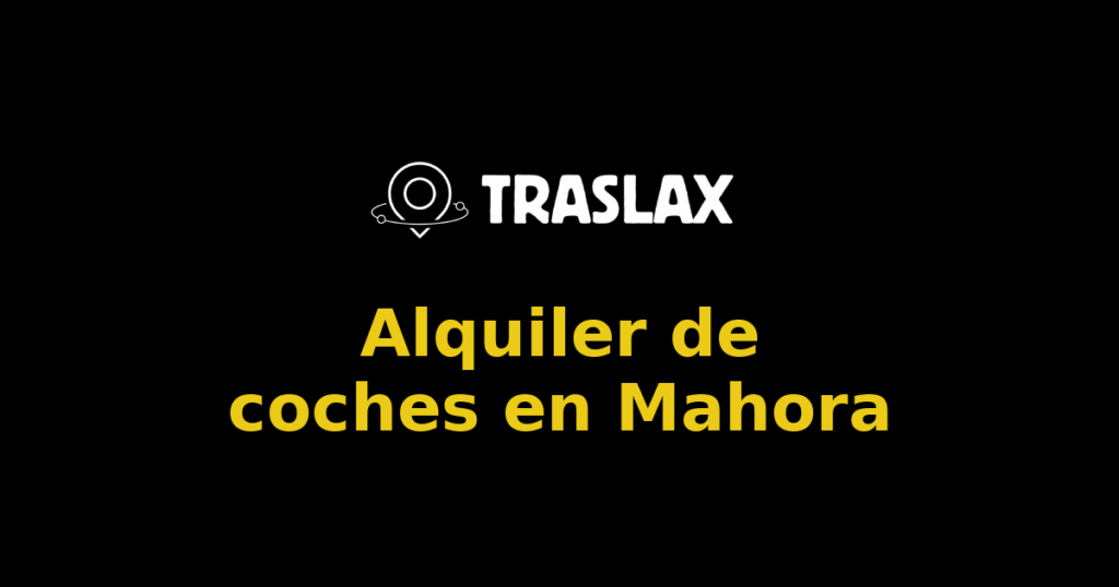 Alquiler de coches en Mahora