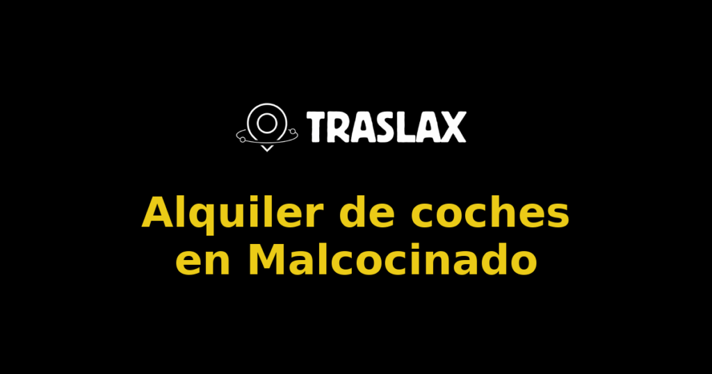 Alquiler de coches en Malcocinado