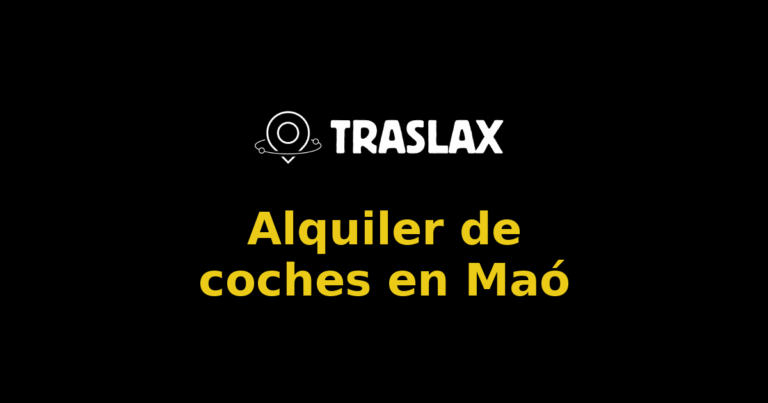 Alquiler de coches en Maó