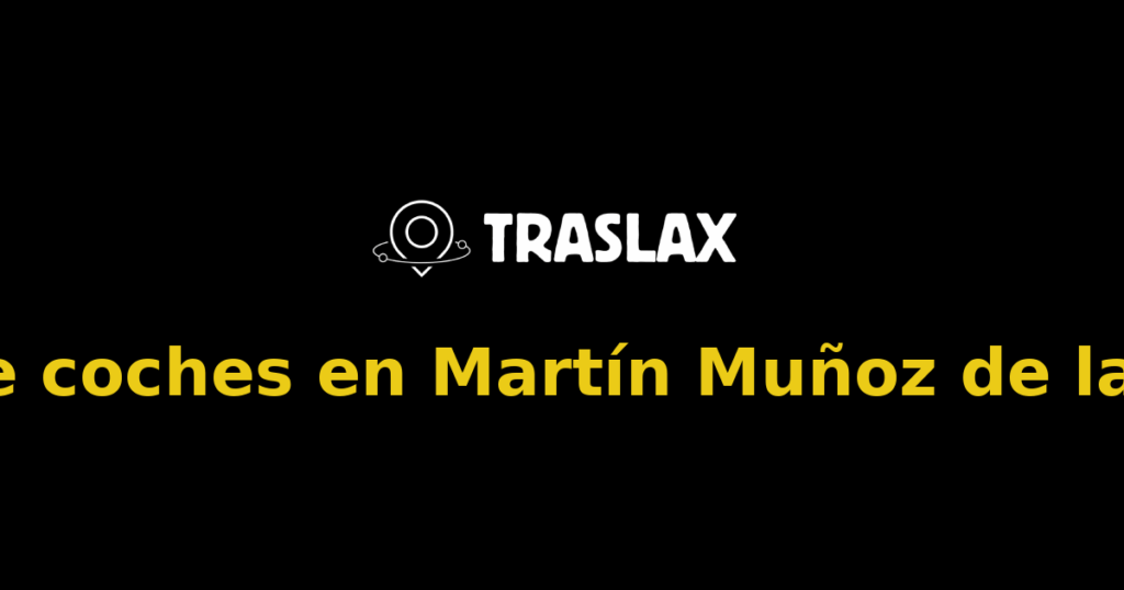 Alquiler de coches en Martín Muñoz de las Posadas