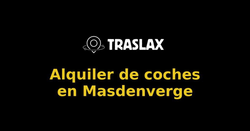 Alquiler de coches en Masdenverge