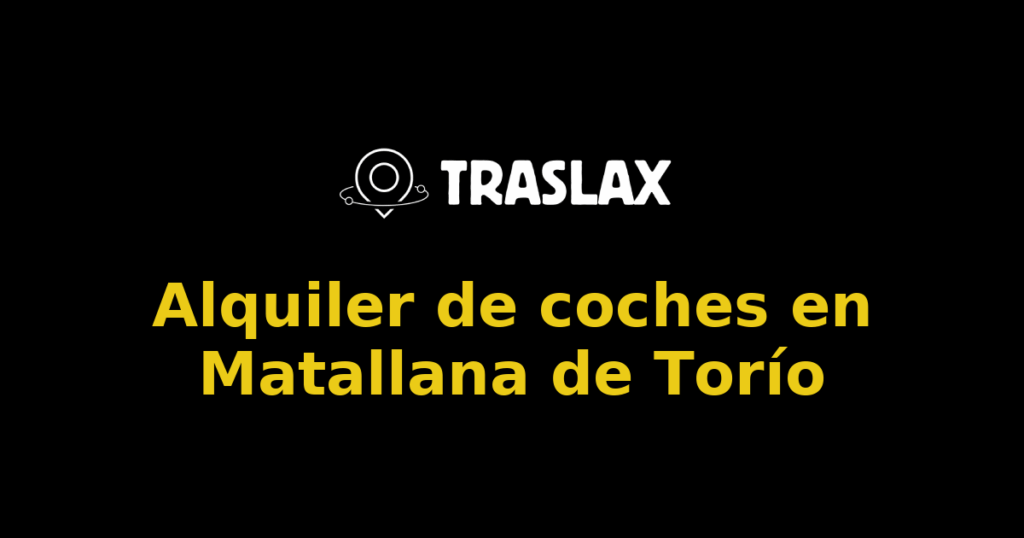Alquiler de coches en Matallana de Torío