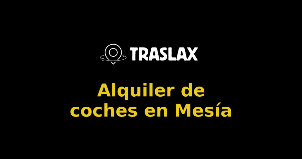 Alquiler de coches en Mesía