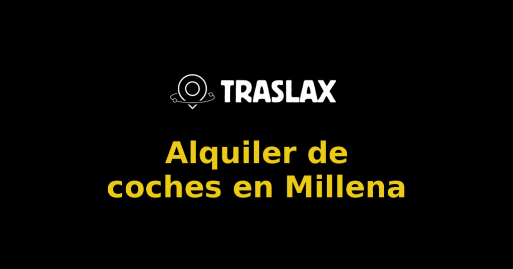 Alquiler de coches en Millena