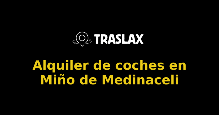 Alquiler de coches en Miño de Medinaceli