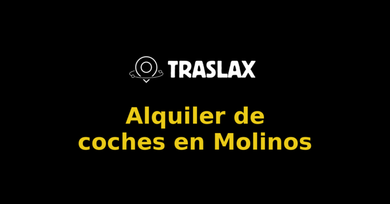 Alquiler de coches en Molinos