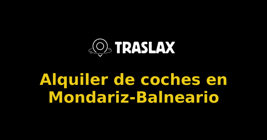 Alquiler de coches en Mondariz-Balneario