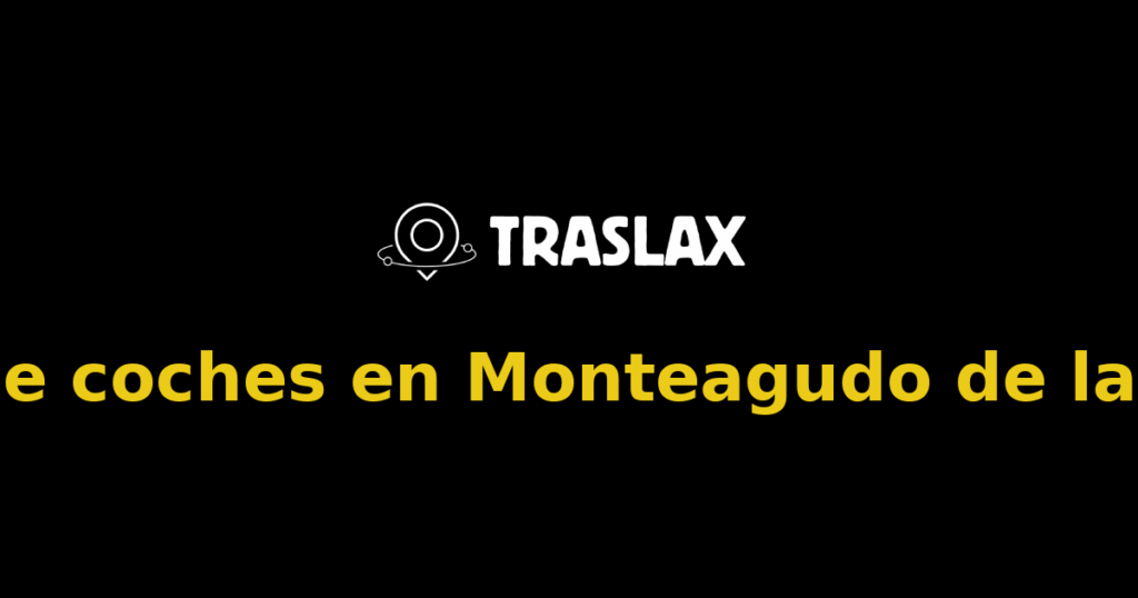 Alquiler de coches en Monteagudo de las Vicarías