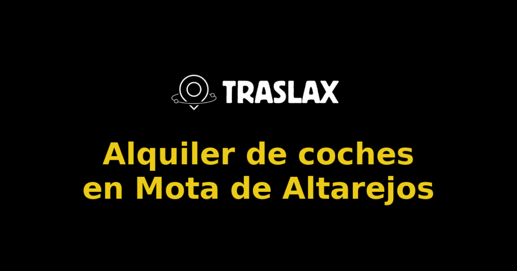 Alquiler de coches en Mota de Altarejos