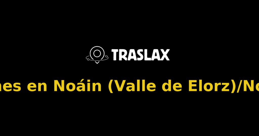 Alquiler de coches en Noáin (Valle de Elorz)/Noain (Elortzibar)