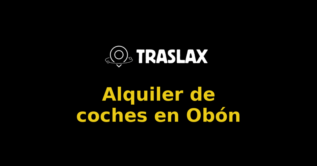 Alquiler de coches en Obón