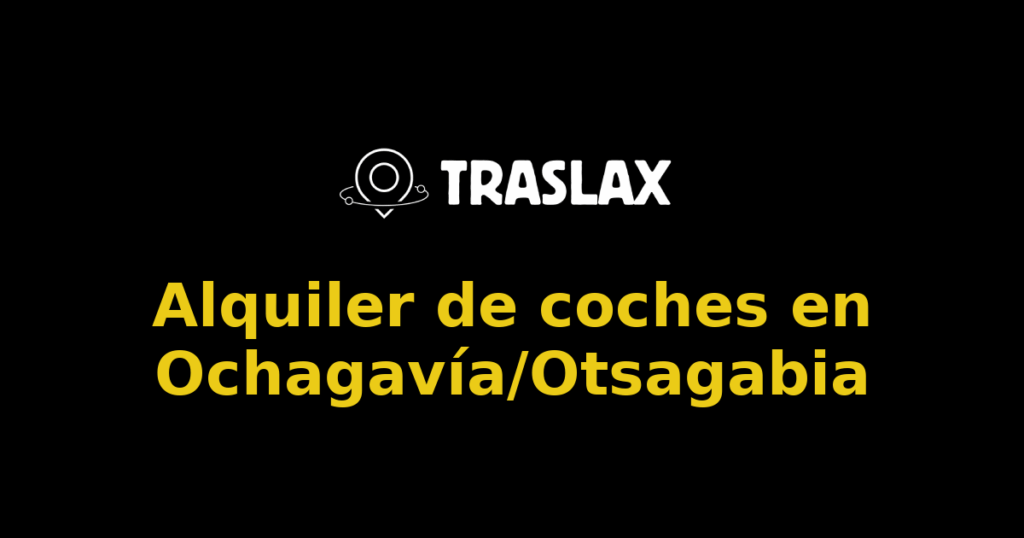 Alquiler de coches en Ochagavía/Otsagabia
