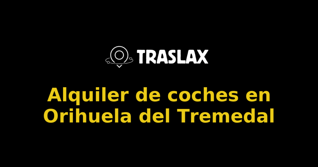 Alquiler de coches en Orihuela del Tremedal