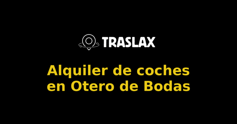 Alquiler de coches en Otero de Bodas
