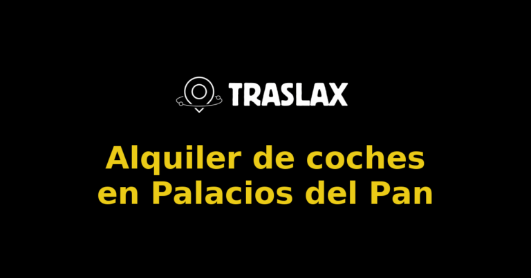 Alquiler de coches en Palacios del Pan
