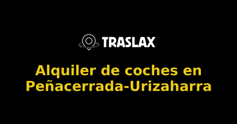 Alquiler de coches en Peñacerrada-Urizaharra