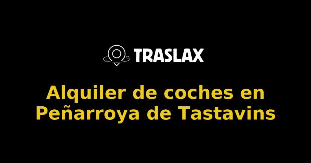 Alquiler de coches en Peñarroya de Tastavins