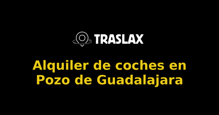 Alquiler de coches en Pozo de Guadalajara