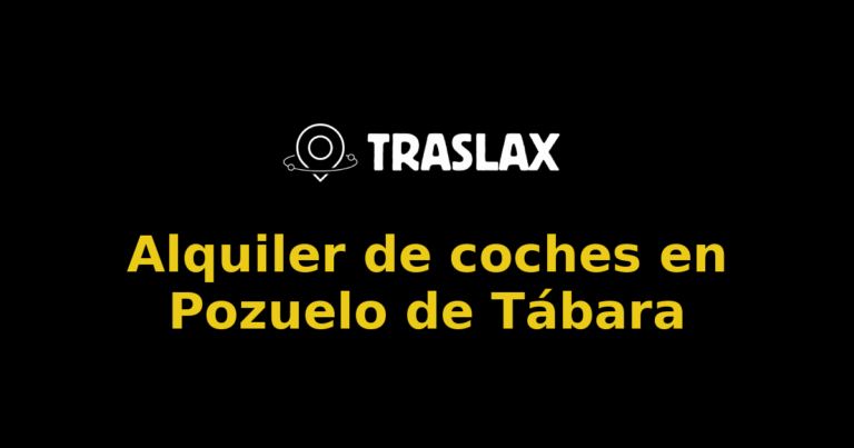 Alquiler de coches en Pozuelo de Tábara