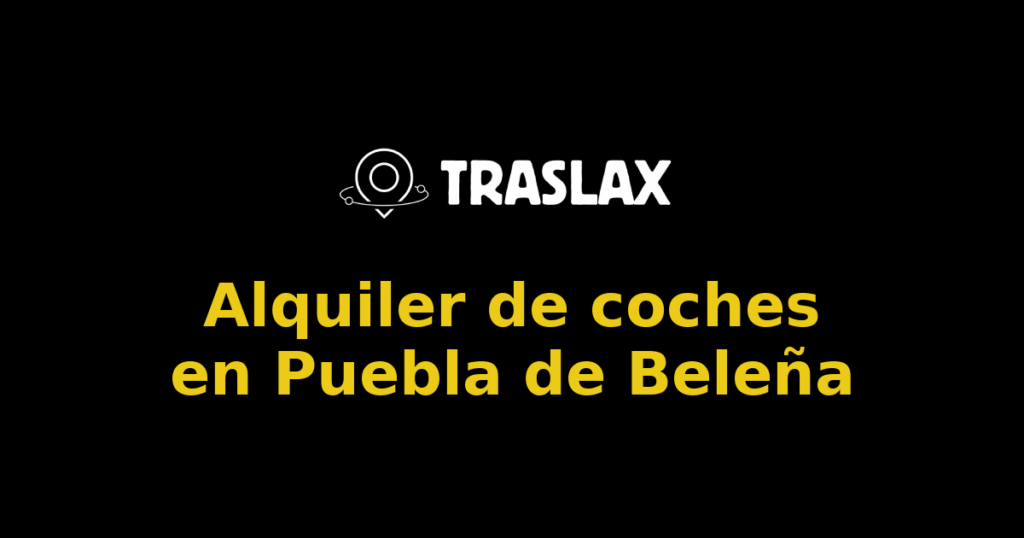 Alquiler de coches en Puebla de Beleña
