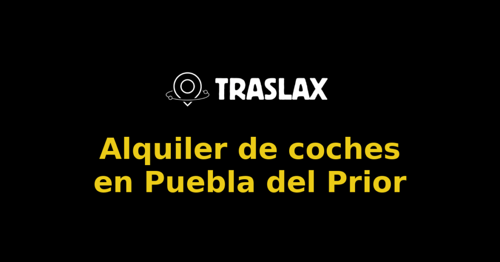 Alquiler de coches en Puebla del Prior