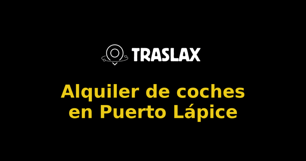 Alquiler de coches en Puerto Lápice