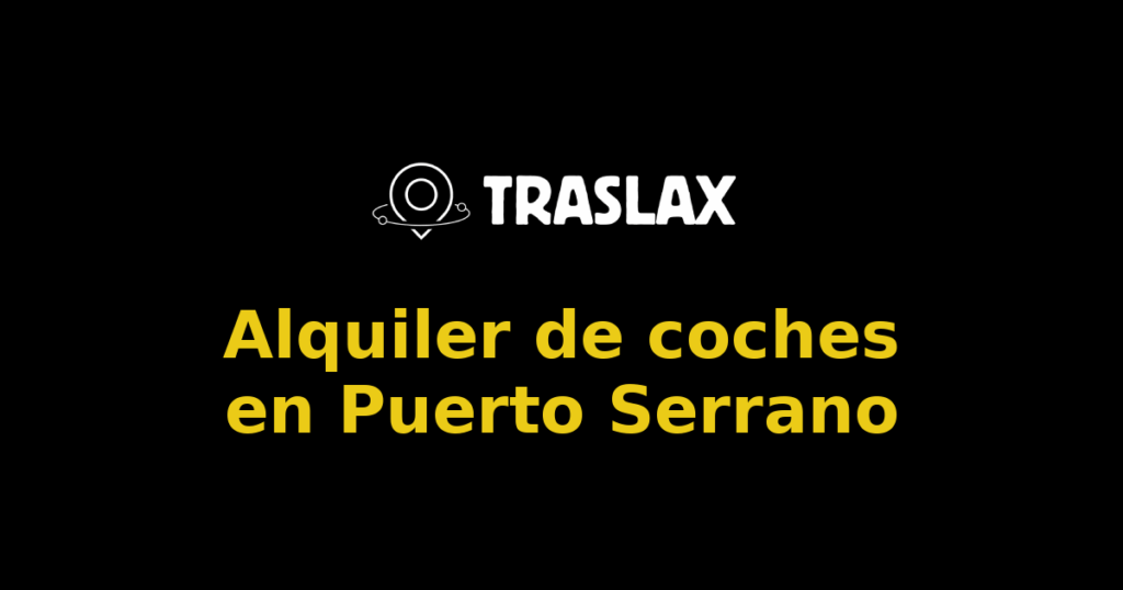 Alquiler de coches en Puerto Serrano