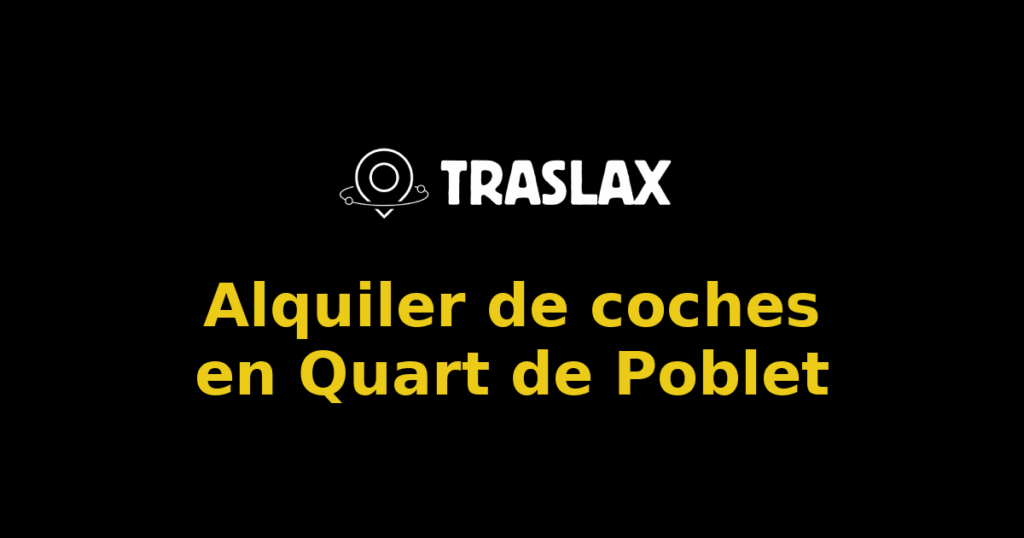 Alquiler de coches en Quart de Poblet