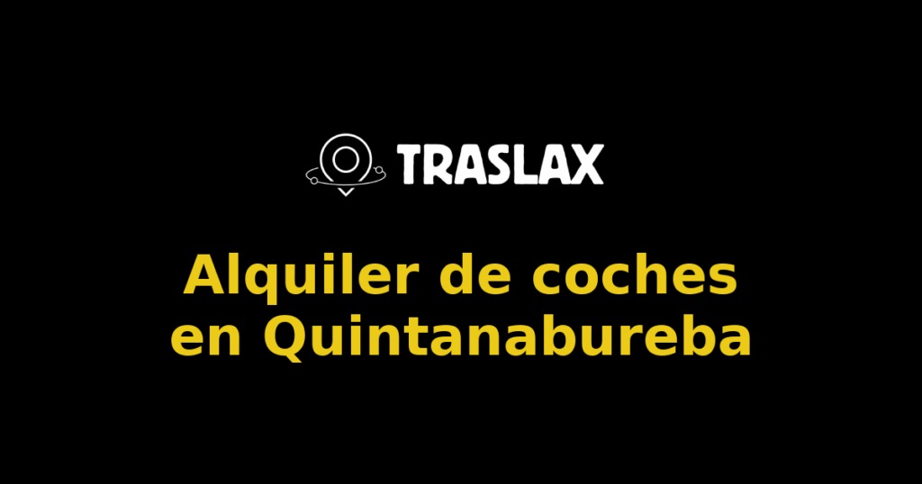 Alquiler de coches en Quintanabureba