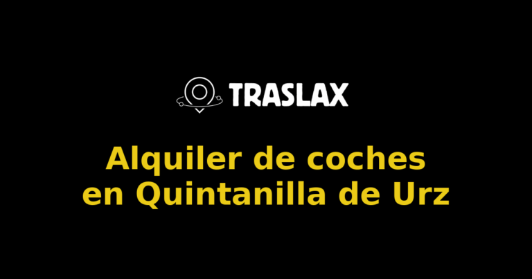 Alquiler de coches en Quintanilla de Urz