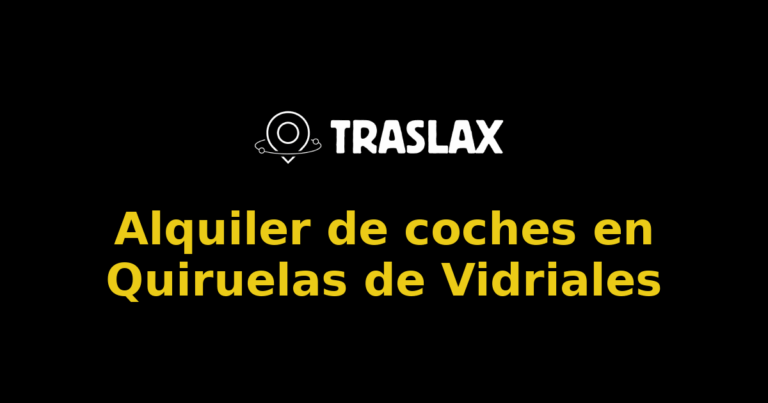 Alquiler de coches en Quiruelas de Vidriales