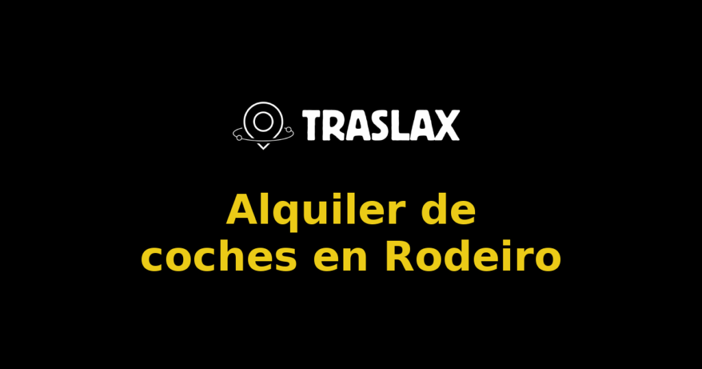 Alquiler de coches en Rodeiro