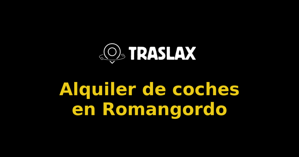 Alquiler de coches en Romangordo